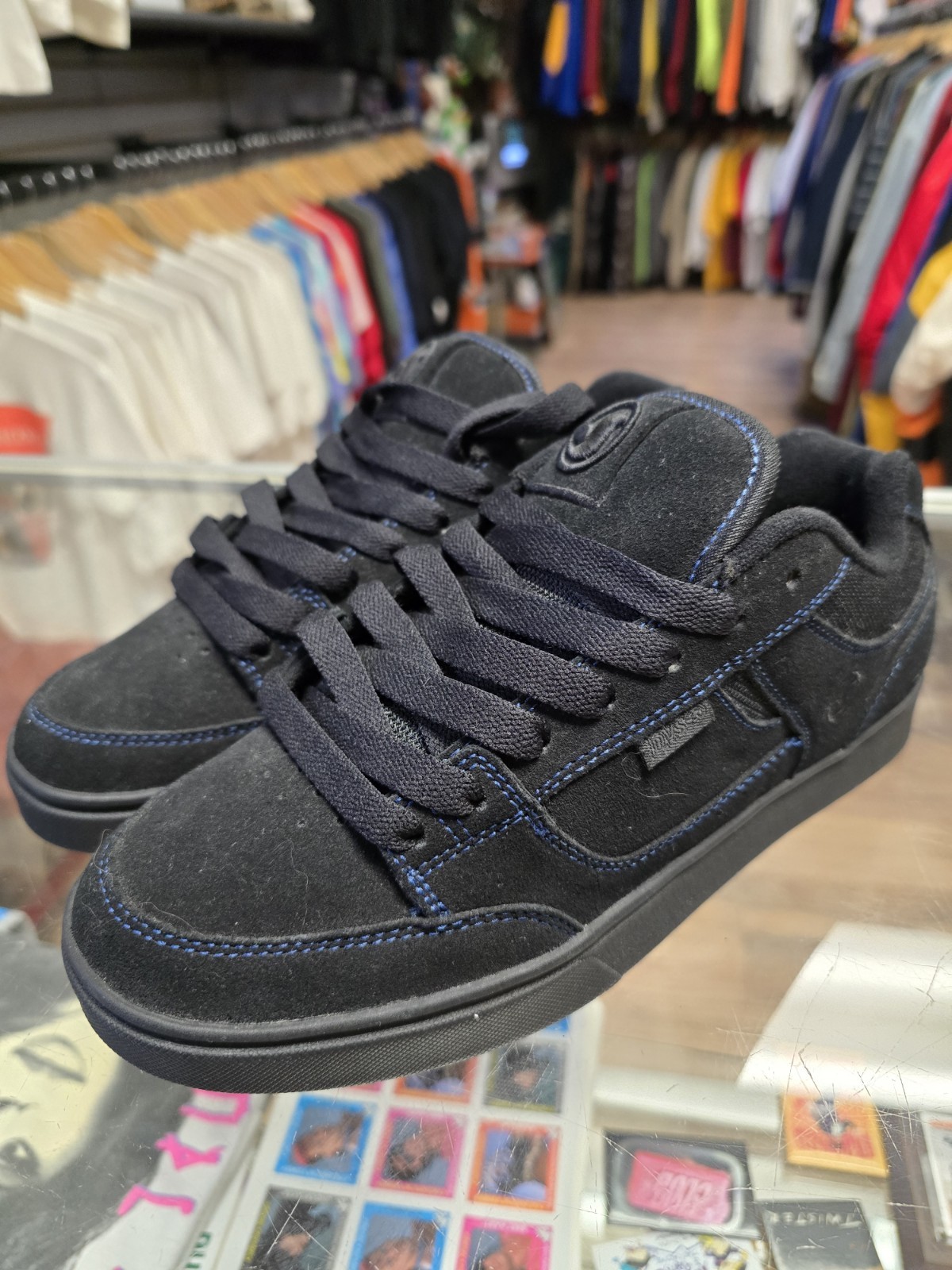 Vtg DVS Kerry Getz 5 Shoes Black Sample Skate Skateboarding