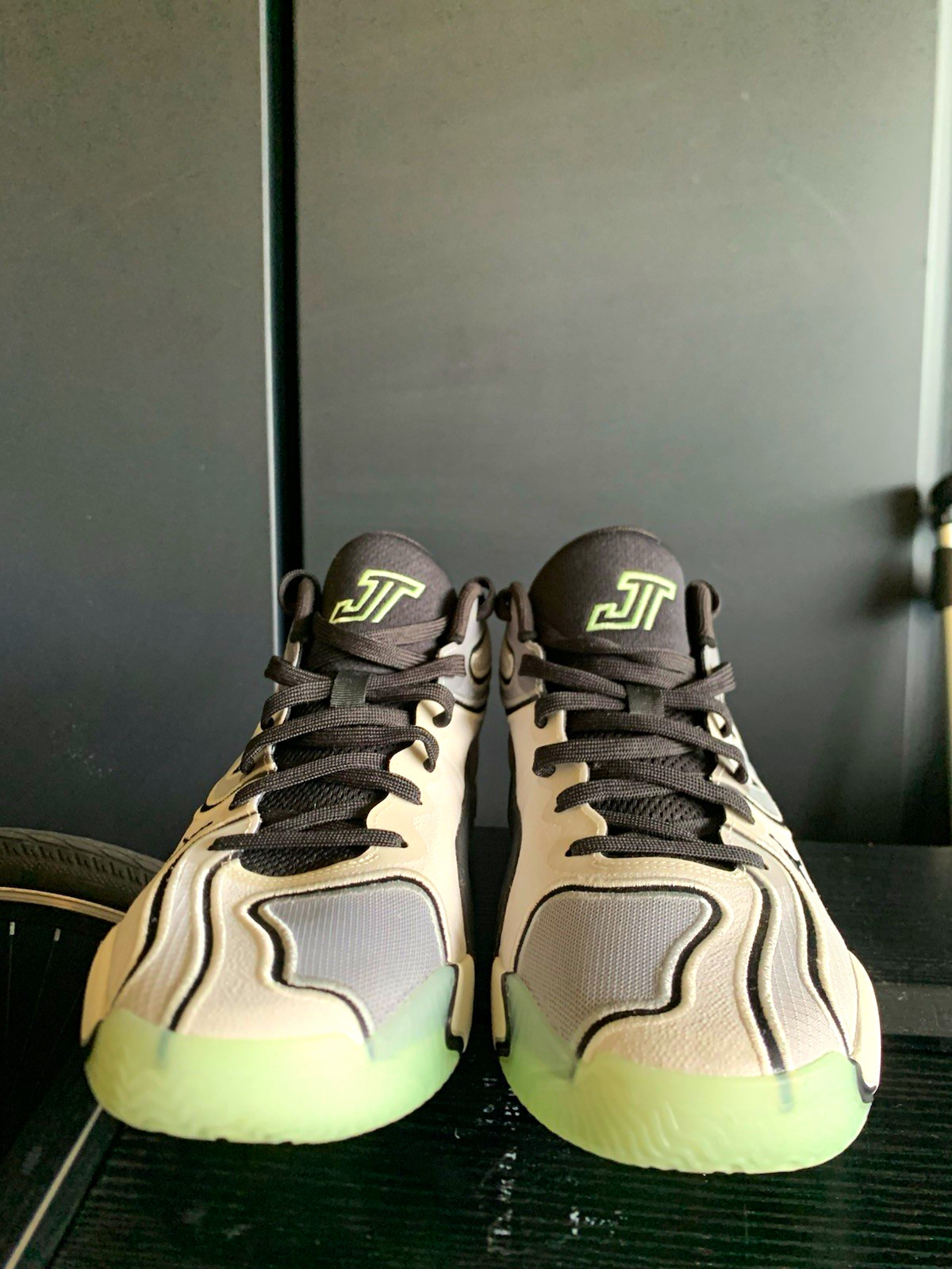 Jordan Air Jordan Tatum 3 Zen Low Top Lace-Up Sneakers Gray/Black/Green