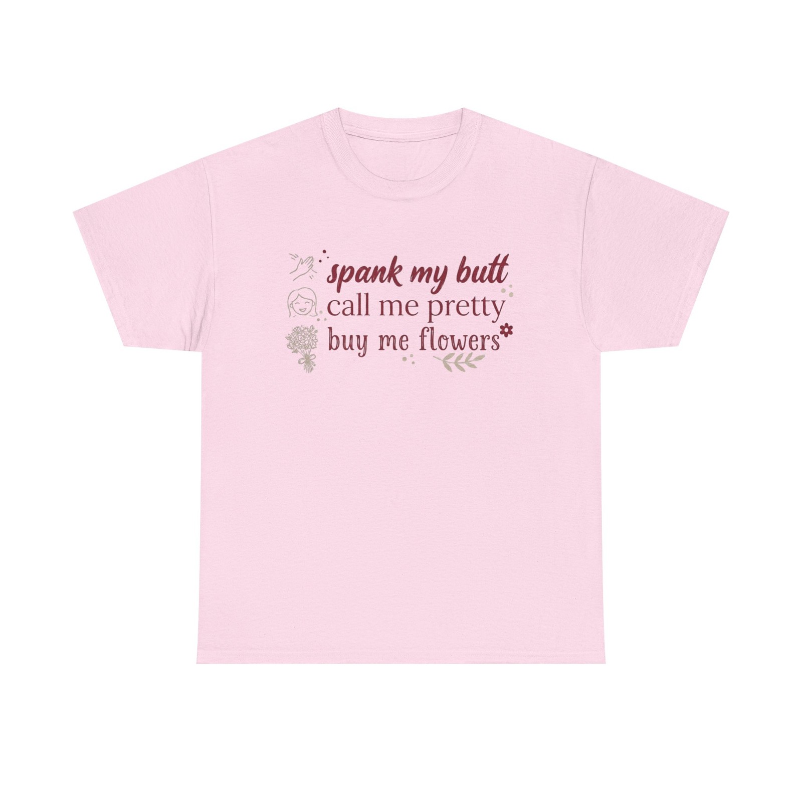 Share Shirts for Singles – Find Your Person – Spank me – Ladies Cotton T shirt