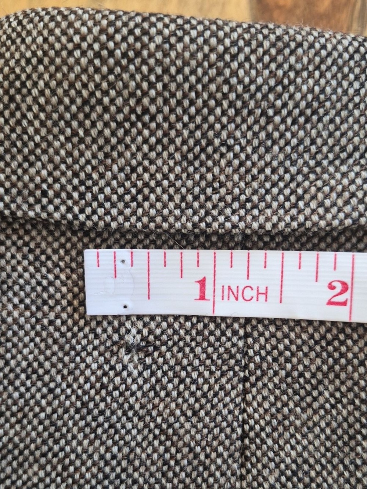 Stafford Essentials 100% Wool, Elbow Patch, Two Button Blazer Sz 44R