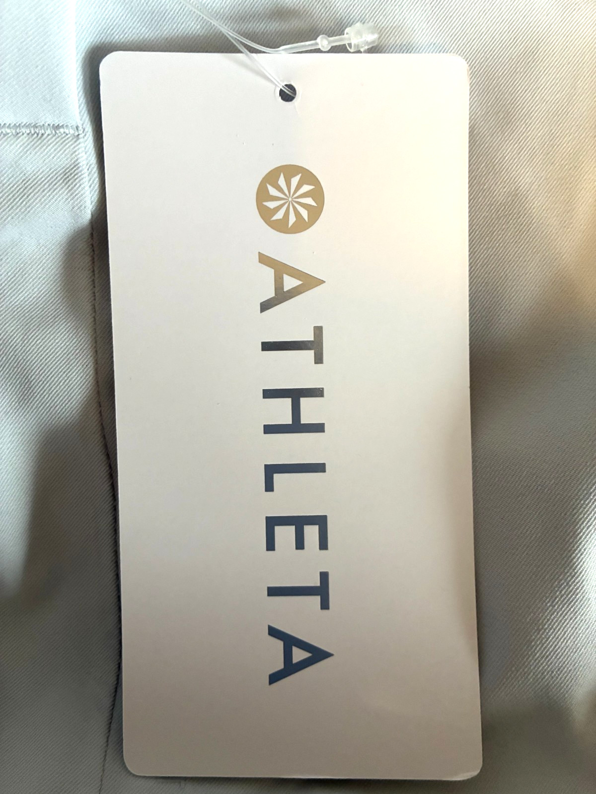 Athleta 1X RAINOUT Sutro Long Trench Jacket Snowfall Blue Waterproof #531123