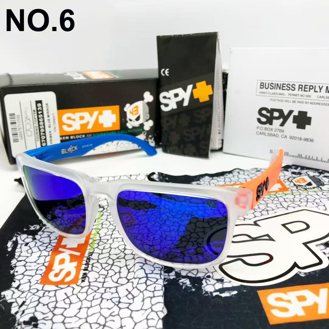 New Spy Polarized Sunglasses Men Classic Ken Block Unisex Square Original Box.