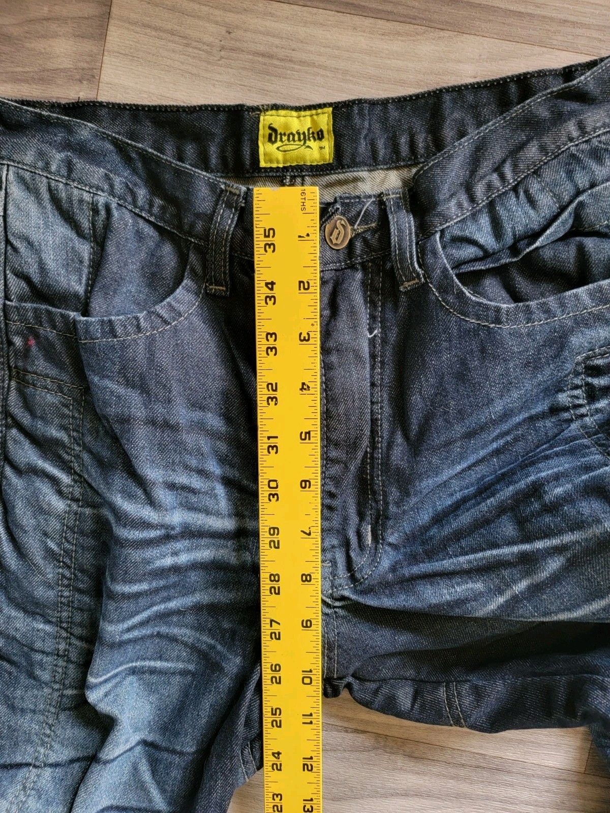Drayko Kevlar Lined Motorcycle Riding Jeans Size 28×34 Tall
