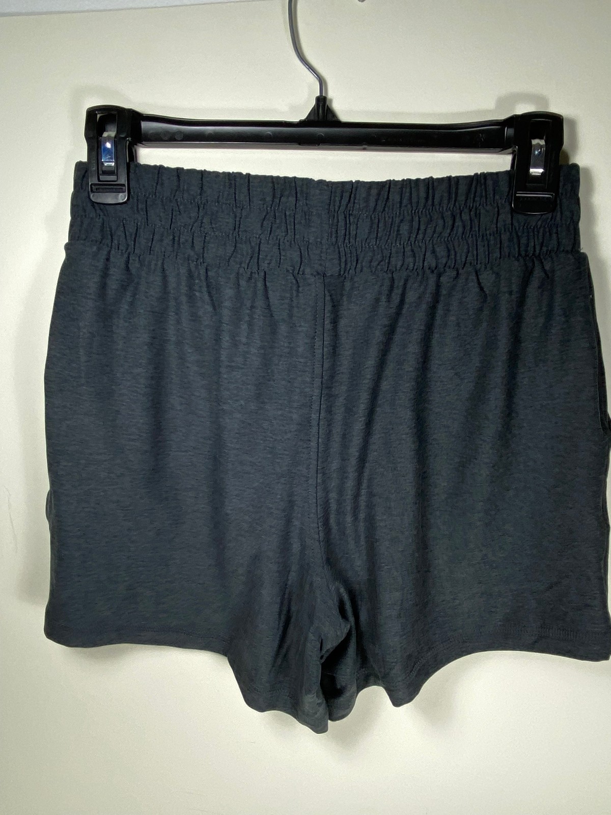 Athletic Works Women’s ButterCore Soft Performance Gym Shorts Black Soot Heather