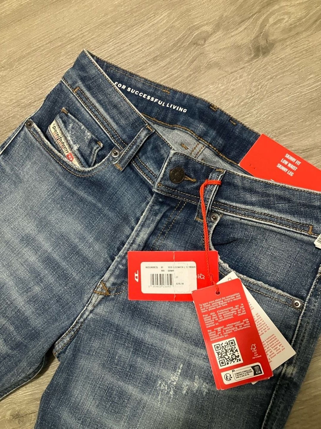 Diesel D-Strukt Slim Fit Jeans