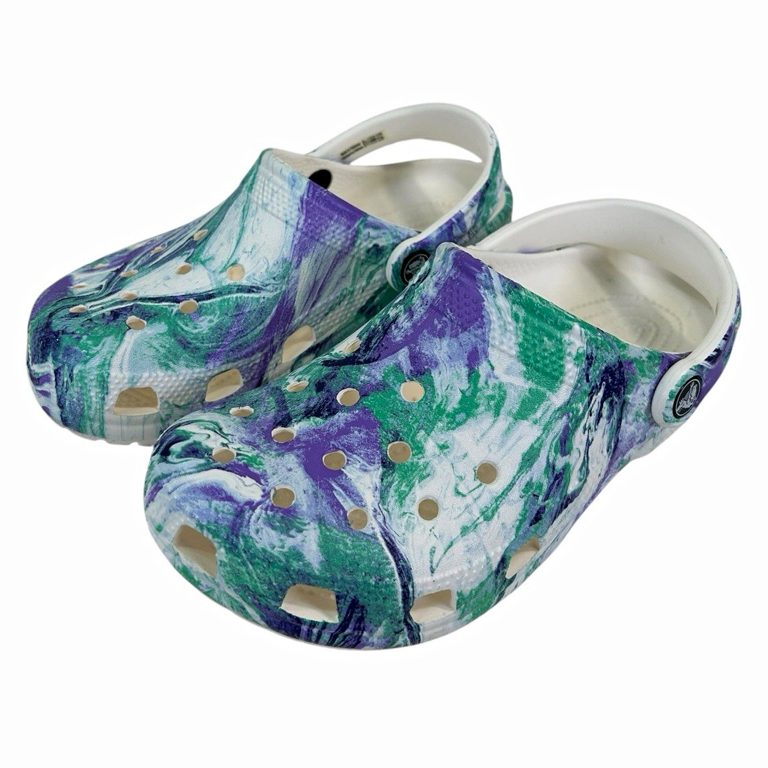 Crocs Classic Out of This World II Clogs 206868-94S Marble NWT M4/W6