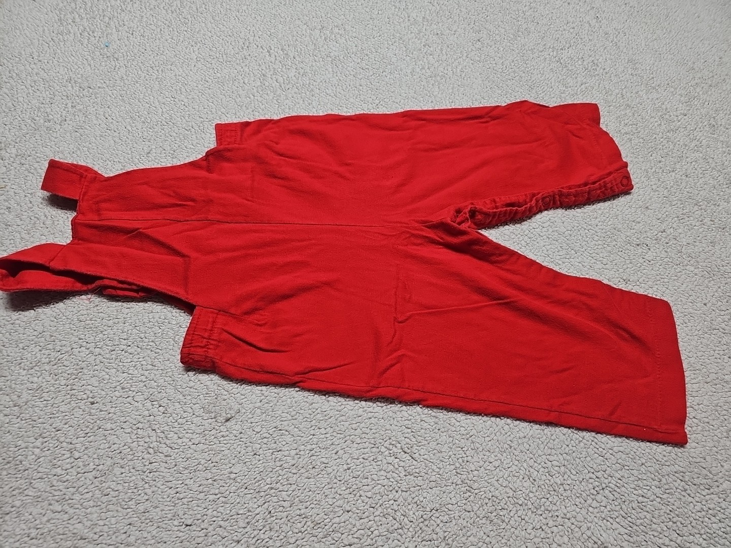 Buster Brown Red Overalls 18months 22/25pounds 80’s MADE IN USA 💯 Cotton