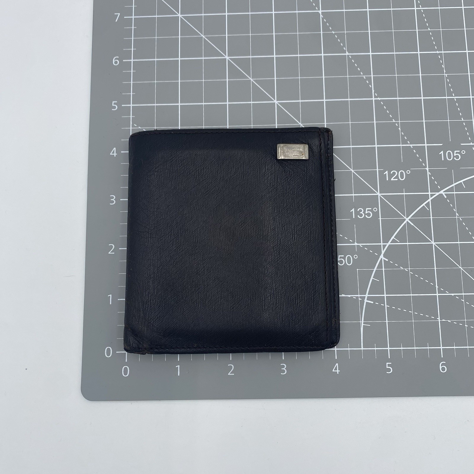 Vintage Dunhill Men’s BiFold Wallet 8 Card Holder Black Leather 2 Currency Slots
