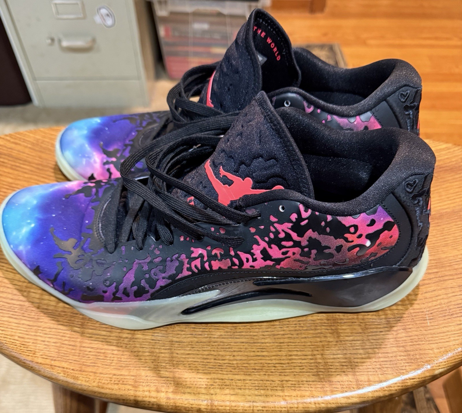 Jordan Zion 3 Galaxy Liftoff Men’s Low Top Basketball Sneakers Black/Purple/Pink
