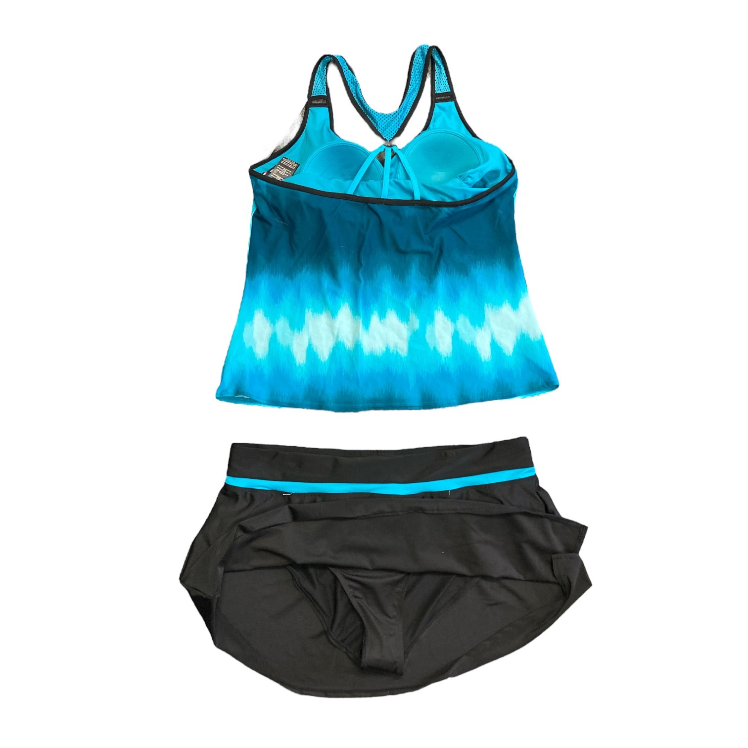ZeroXPosur Women’s 4 Way Stretch Swim Top and Skort Tankini