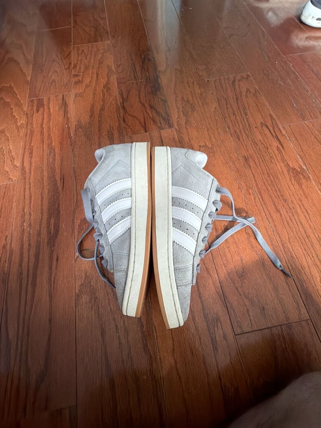 Adidas Campus 00s Grey White Sneakers Size 10