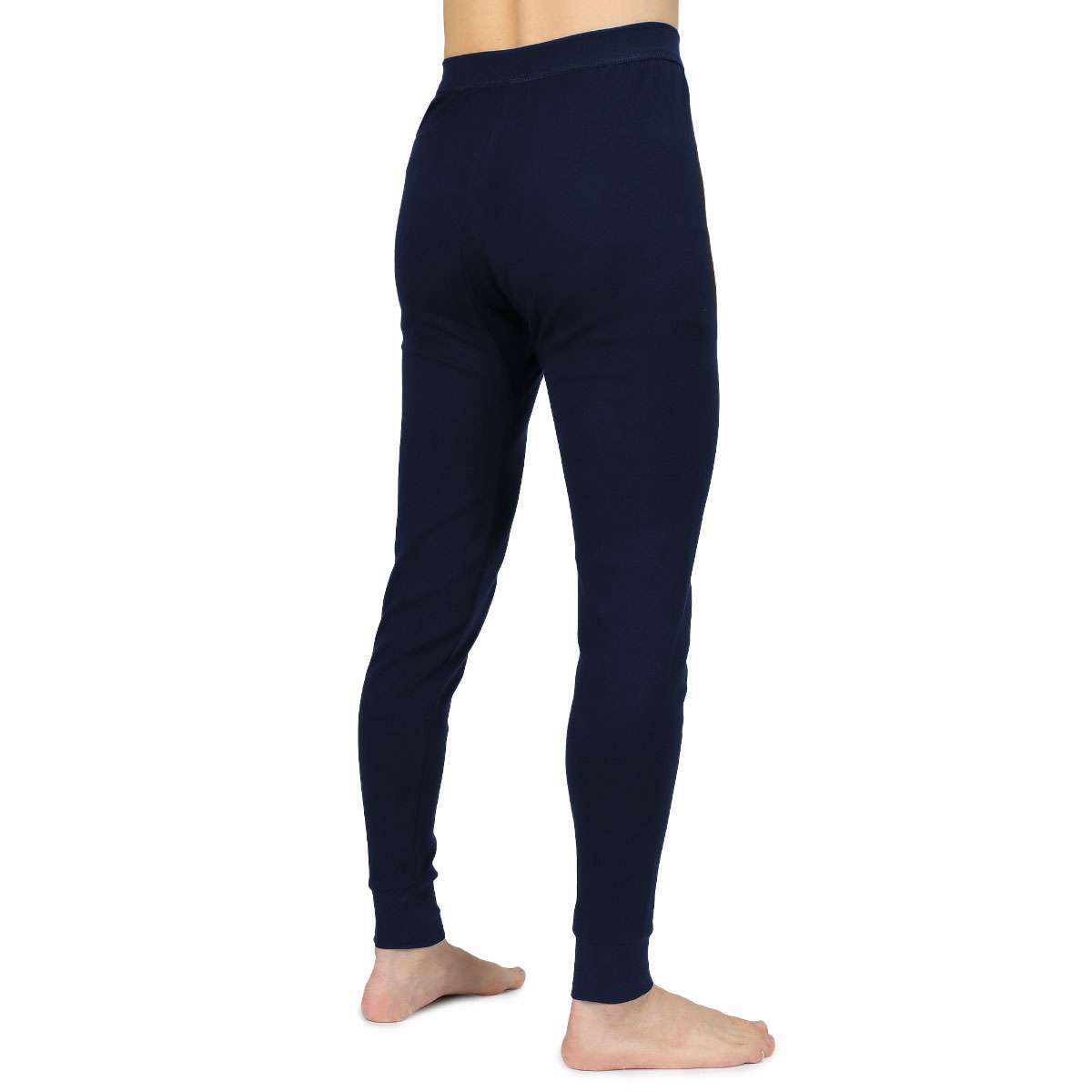 Men Winter Fleece Pants 100% Cotton Warm Thermal Long Johns Bottom Underwear