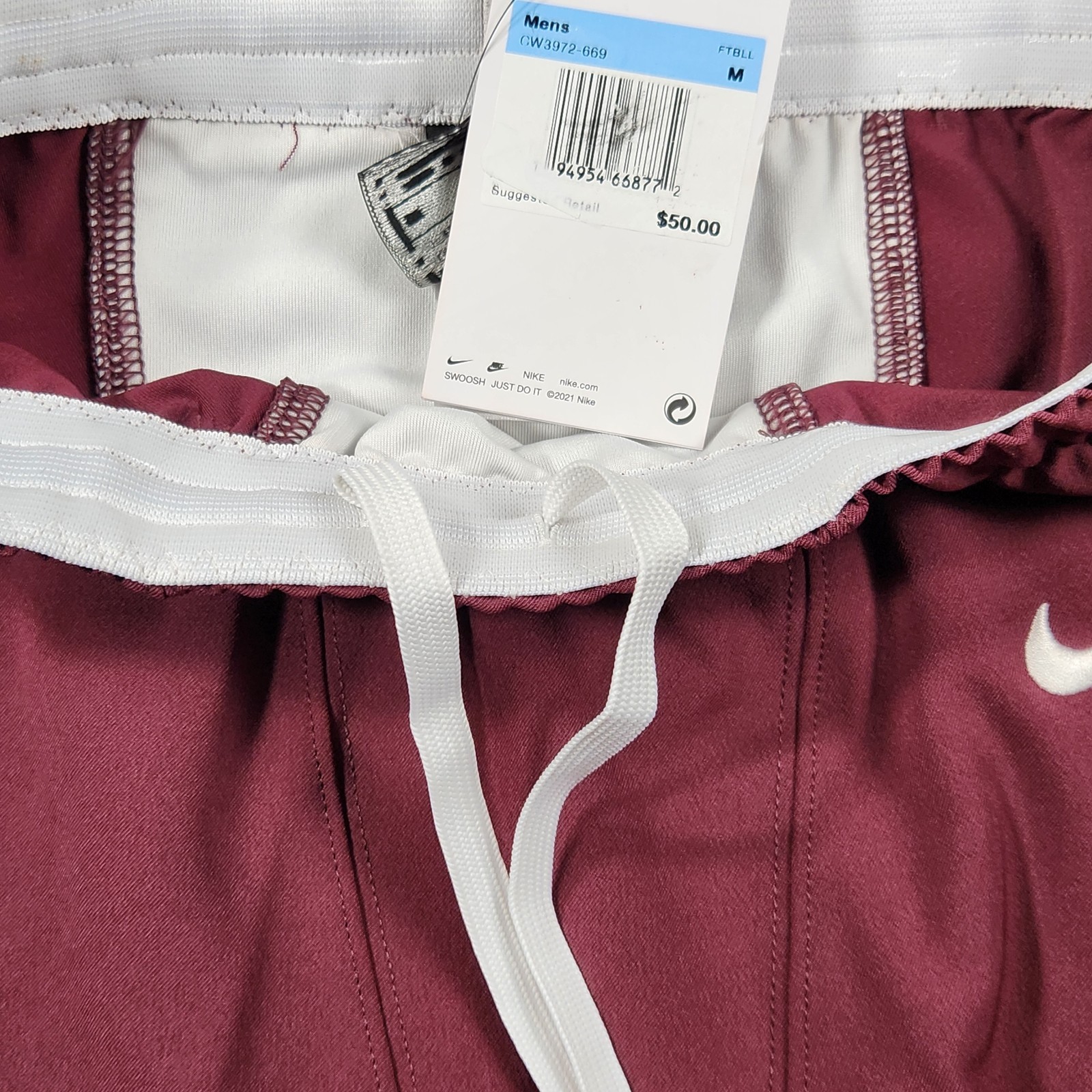 NIKE Mens M Vapor Untouchable Red Short Tights Football CW3972-610