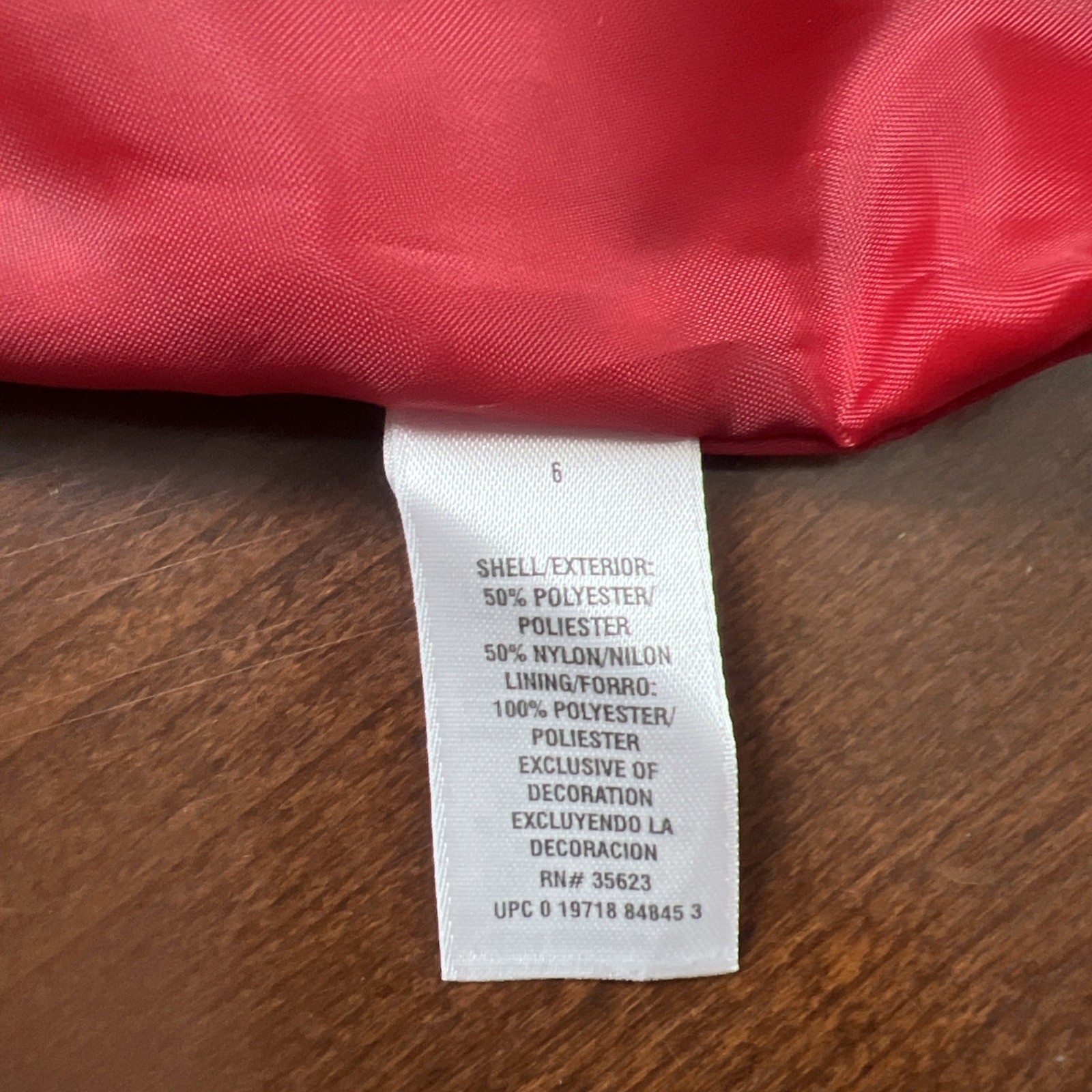 Carter’s Girls Size 6 Red Plaid Taffeta Holiday Dress Christmas Velvet Trim