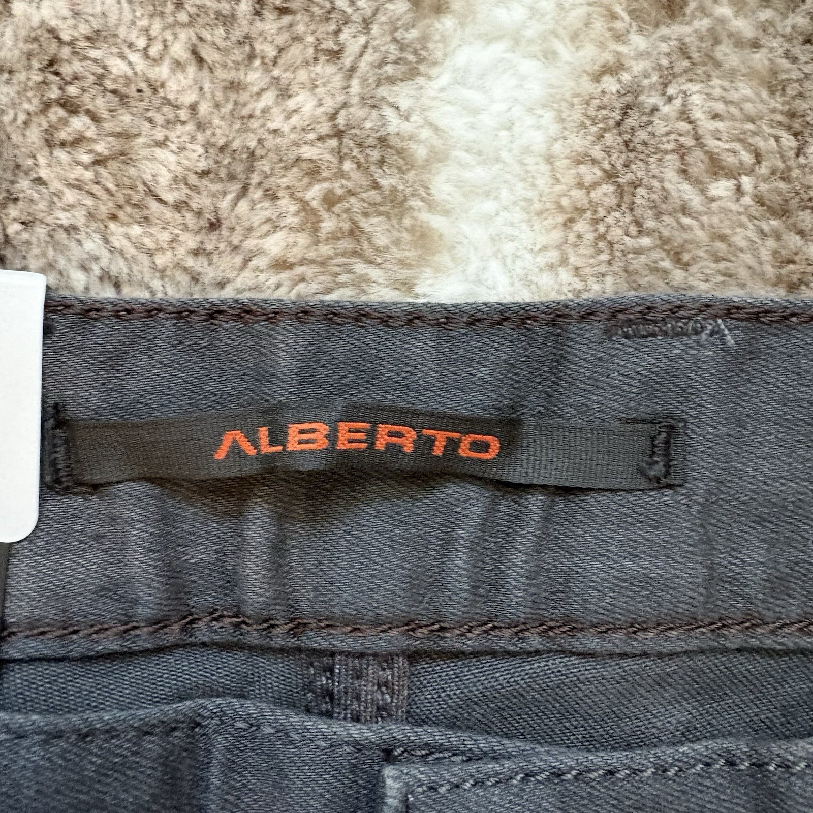 Alberto Pipe Super Stretch Dual FX High Elasticity Regular Fit Stone Sz: W32 L30