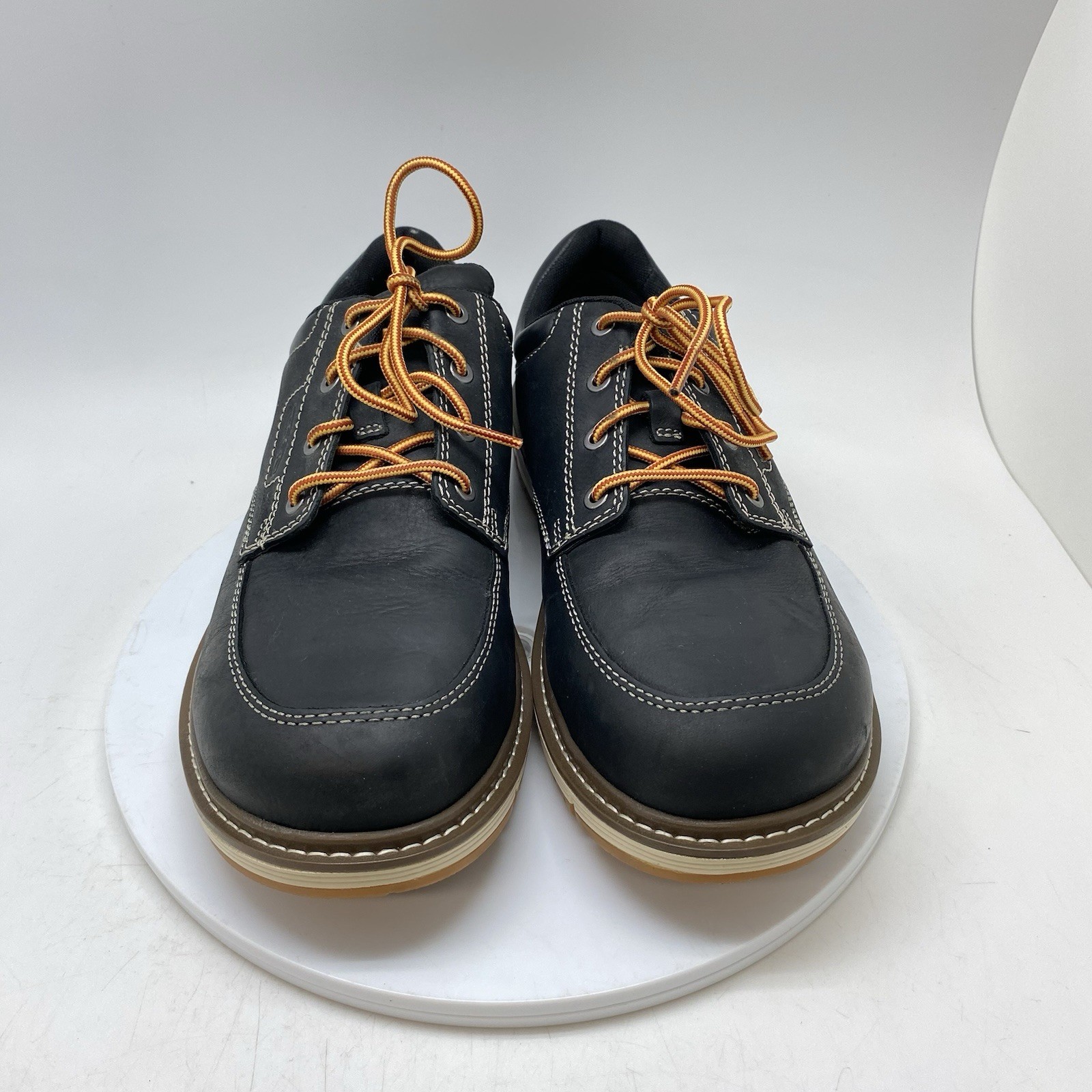 KEEN Utility San Jose Oxford Mens 10.5 D Black Leather Alloy Toe Workwear Shoes