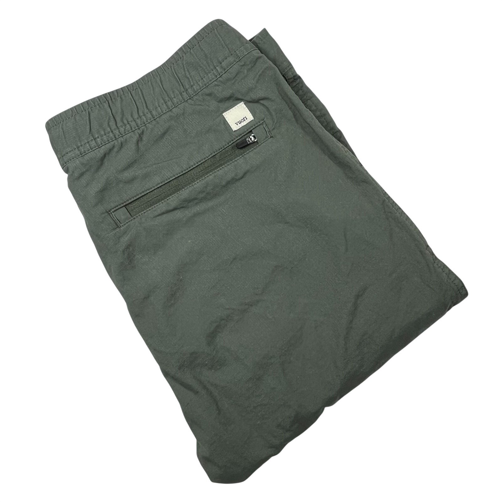 Vuori Ripstop Pants Women Large Olive Stretch VW401 Hiking Utility *Flaws