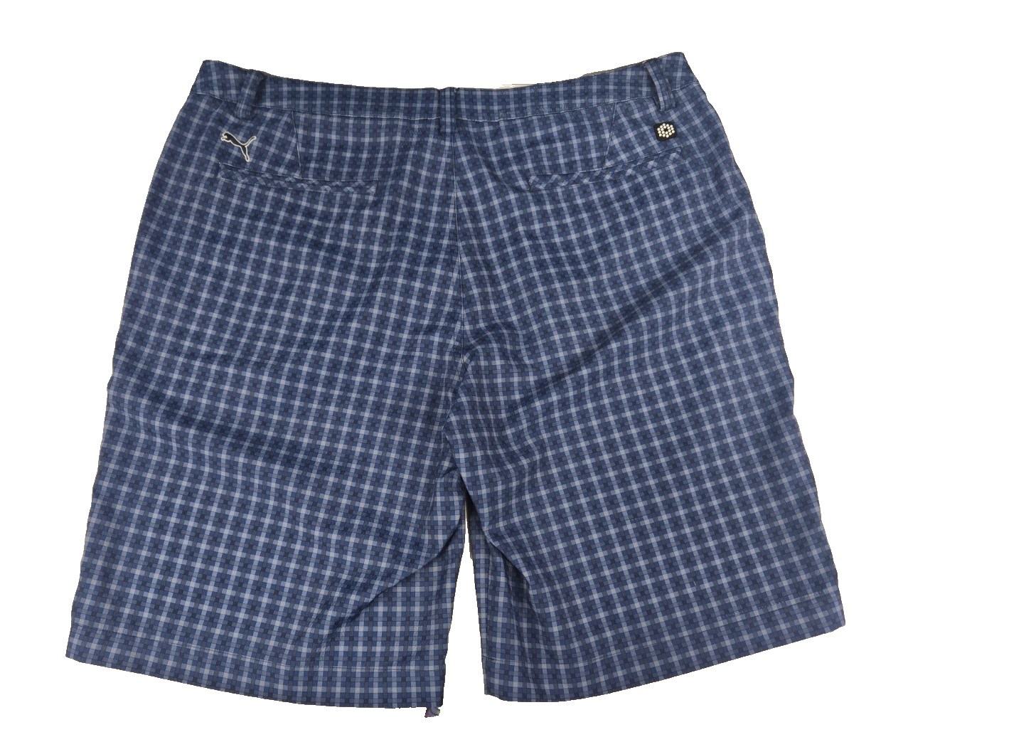 Cobra PUMA Golf Shorts Mens Blue Flat Front Casual 4 Pockets Chino Size 38