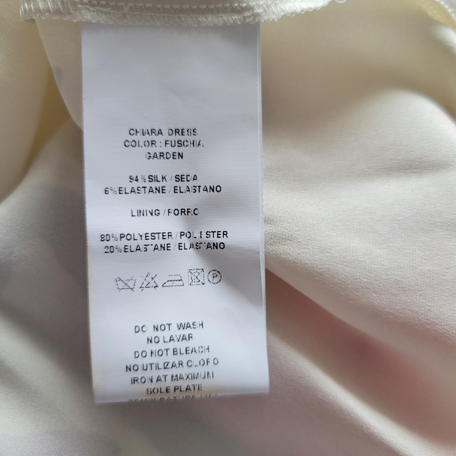 NWT $1,600 SILVIA TCHERASSI Silk Chiara Floral Draped Dress Fushia Garden Medium