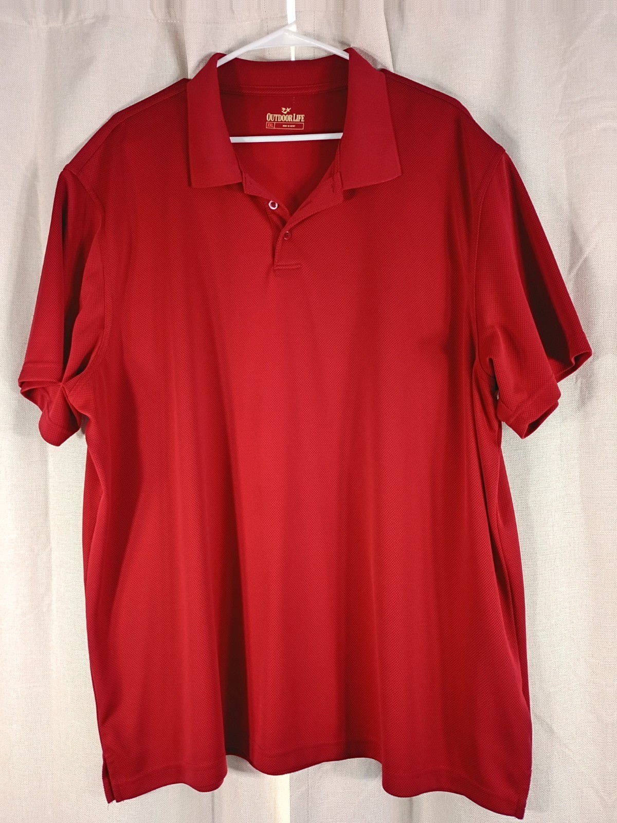 Outdoor Life Men’s XXL Quick Dry Polo Shirt Golf, Nature, Sports, Casual Wear