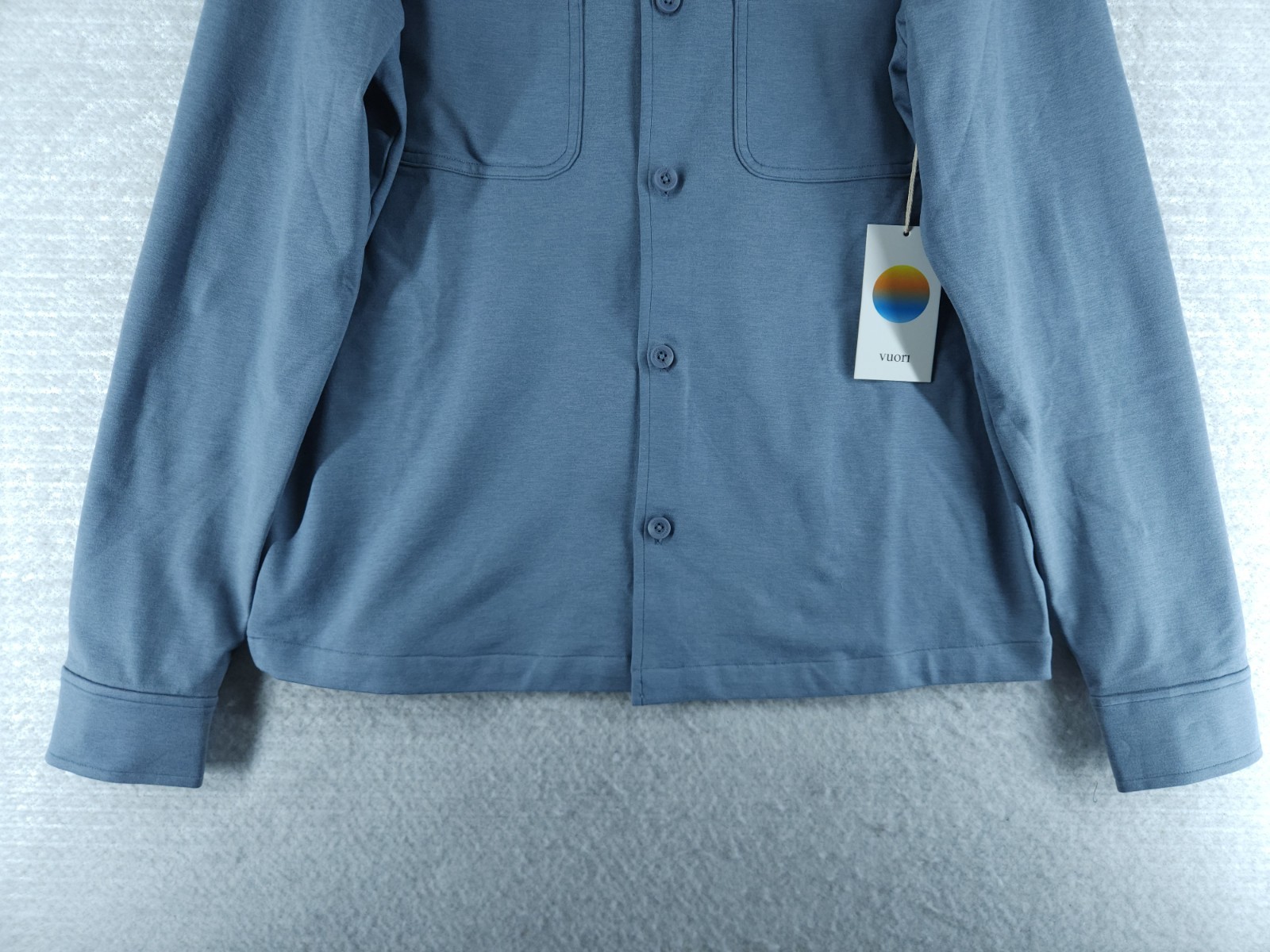 Vuori Coronado Shirt Jacket Men’s – Slate Blue Heather New Size Medium
