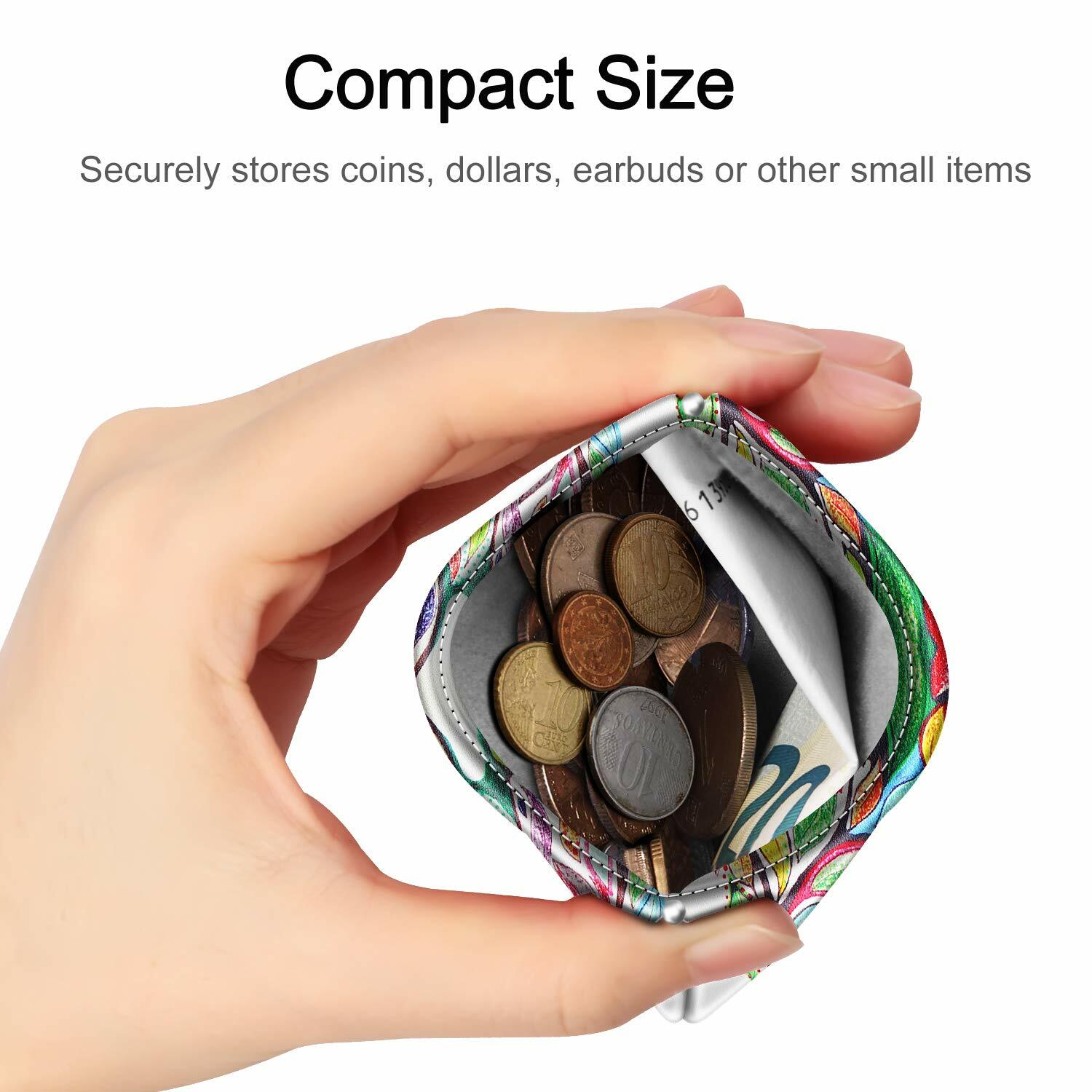Coins Pouch Change Purse Small Coin Bag Shopper Money Holder Wallet Woman Girls