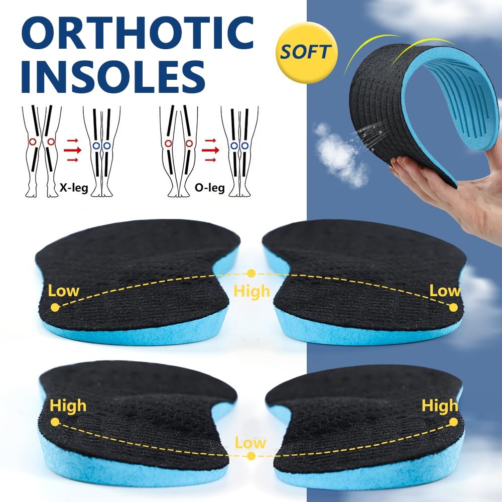Supination Insoles Orthotic Arch Support Heel Pain Flat Feet Inserts