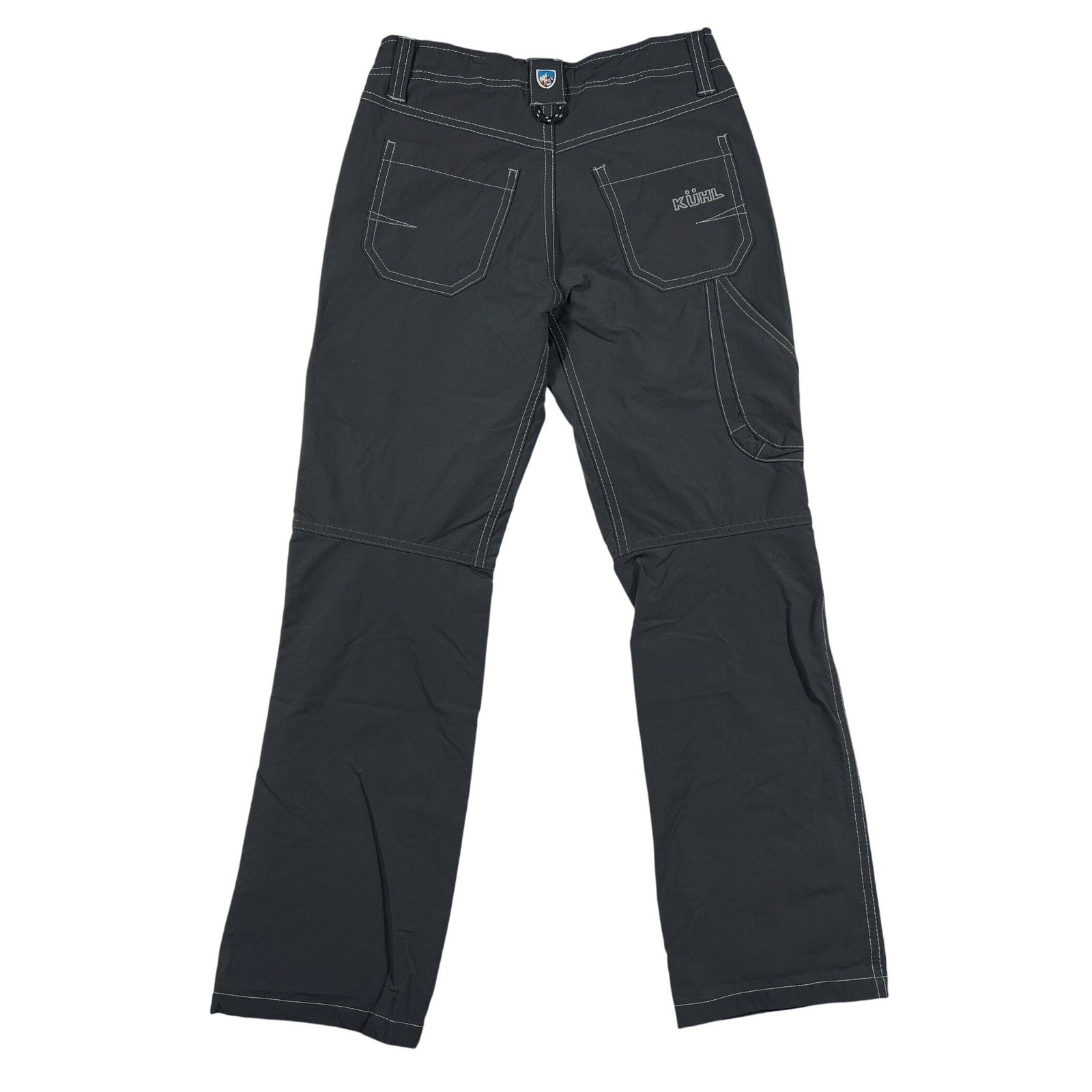 Kuhl Boys Renegade Pant Small 6-7 Carbon Dark Gray Hiking Outdoor Gorpcore NWOT