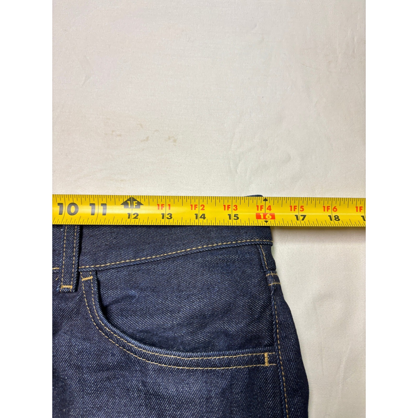 COS Regular Straight Leg Mid Rise Jeans Mens 29/30 Indigo Selvedge 100% Cotton