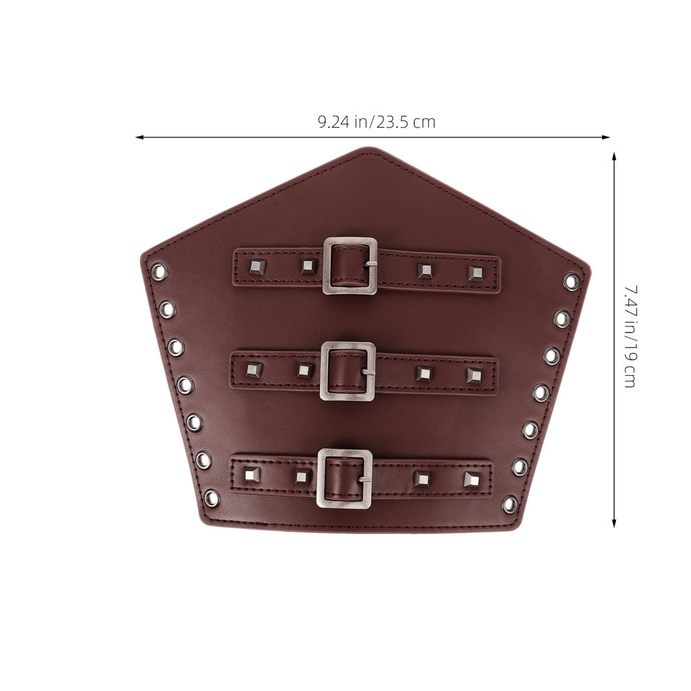Medieval Arm Guard Retro Wristband Bracer Artificial PU Costume