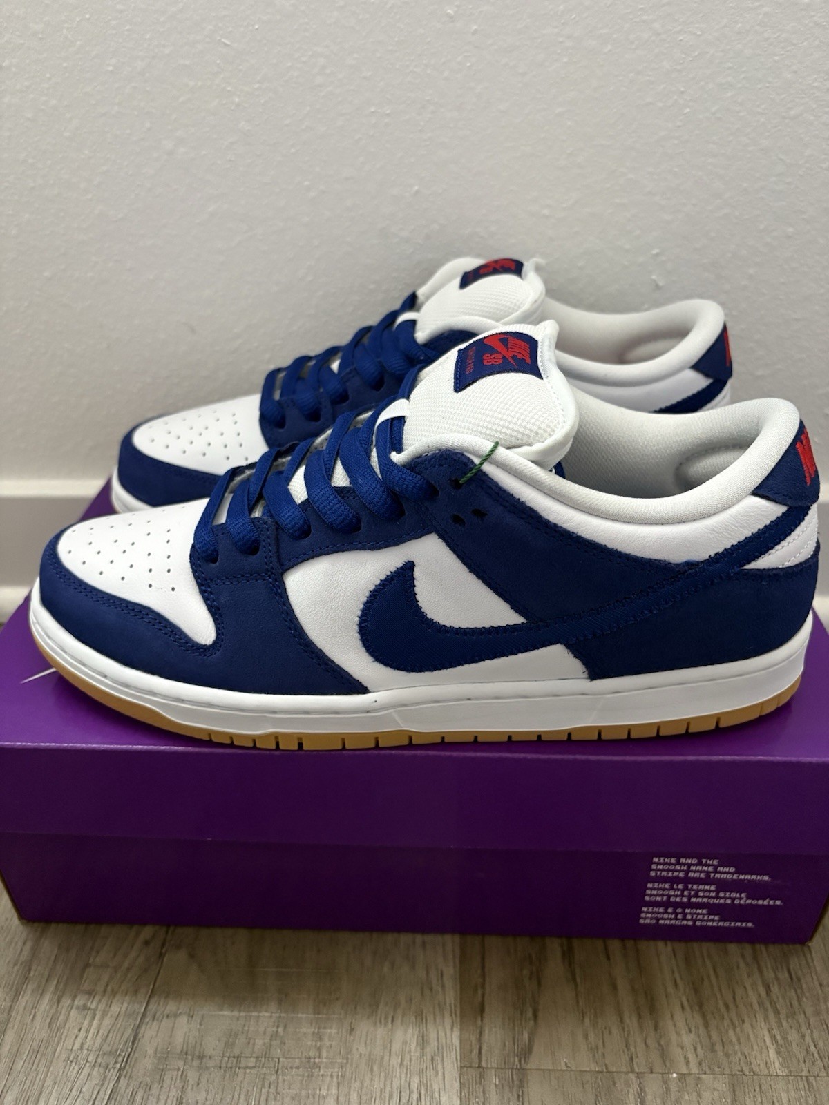 Nike SB Dunk Low “Dodgers” – Size 8.5