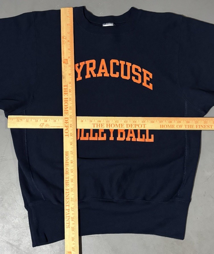 Vintage 90s Champion Reverse Weave Syracuse Volleyball Crewneck Sweatshirt Sz M