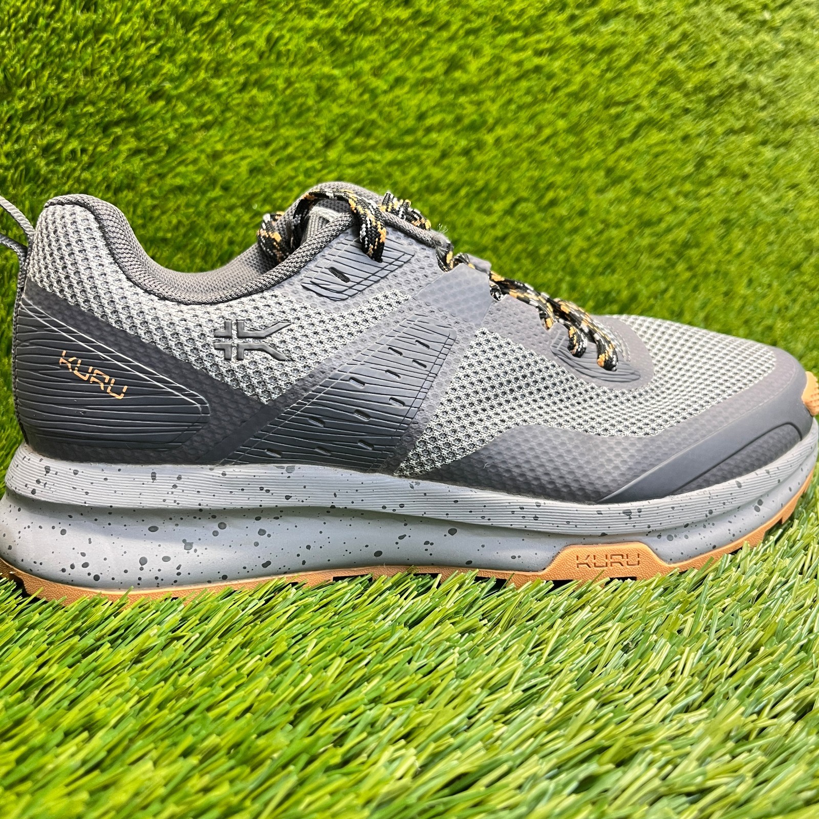 Kuru Atom Womens Size 7 Gray Athletic Trail Running Walking Shoes Sneakers