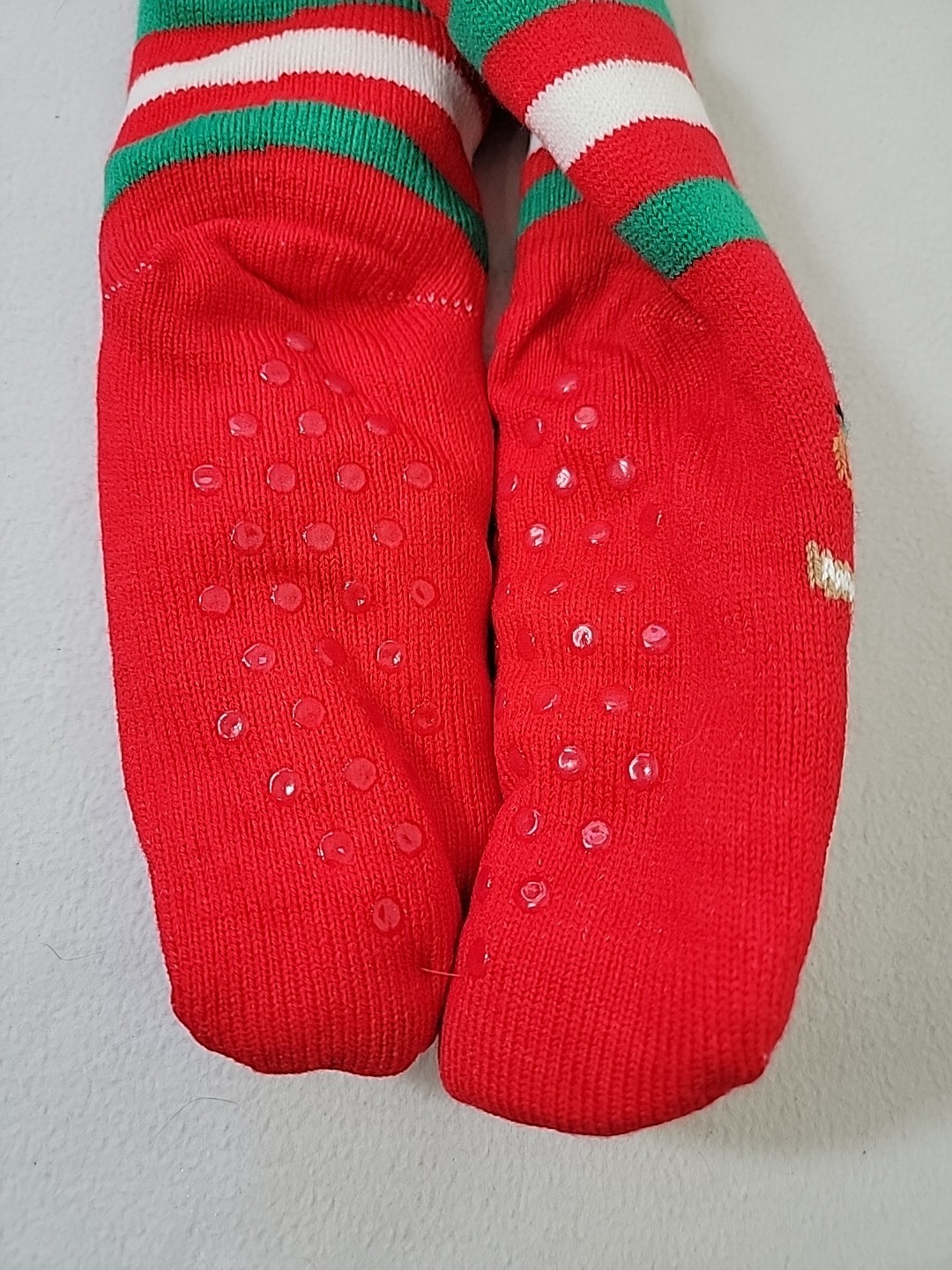 Isabel Harvey Sharpa Rudolph Slipper Socks. NWT