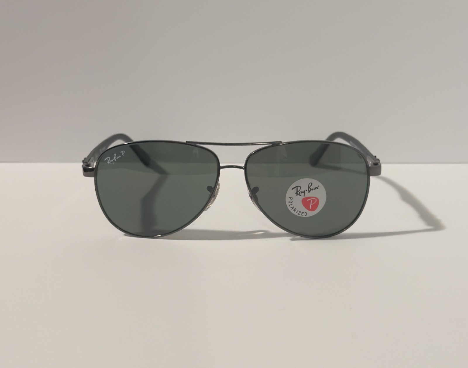 Ray-Ban RB8313 Gunmetal Green Aviator Sunglasses Unisex Ships Today