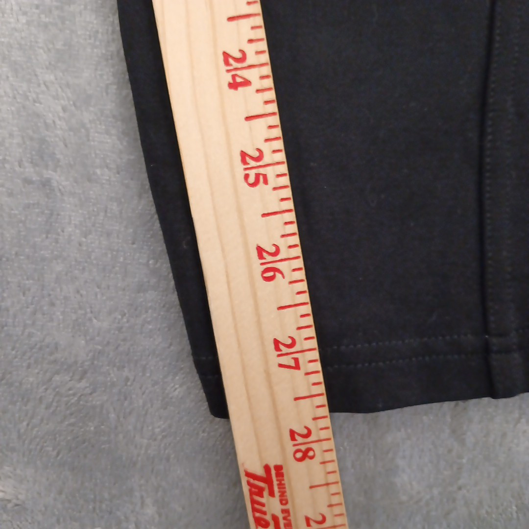 Orvis Ankle Pants Womens Medium Black Tapered Pull On Zipped Pockets 33×28