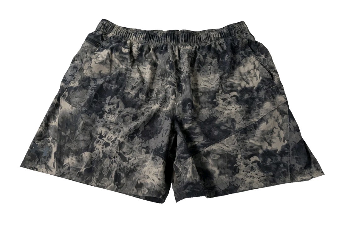 Under Armour Camo 7″ Shorts Mens XXL Stretch Casual Elastic Waist Draw Cord UA