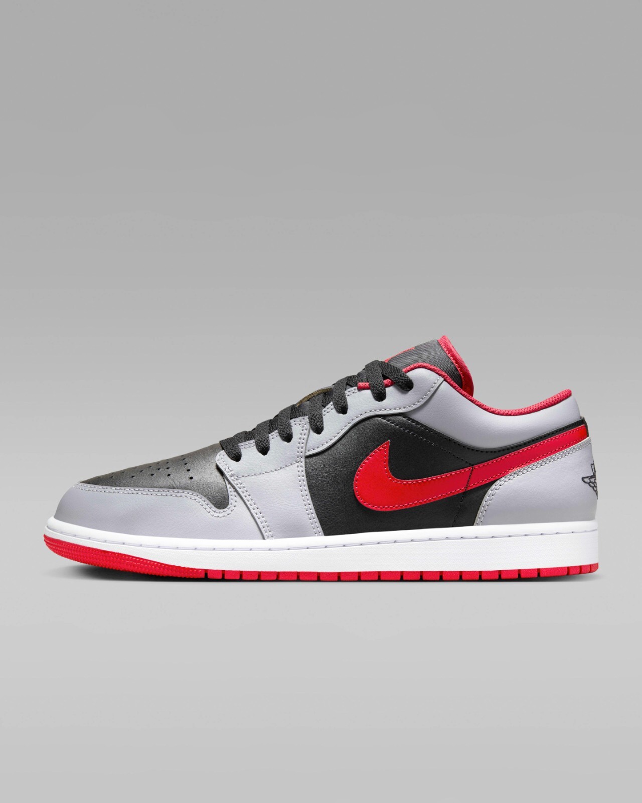 Nike Air Jordan 1 Low “Black/Cement Gray/Fire Red” 553558-060 Mens New [US 7-14]