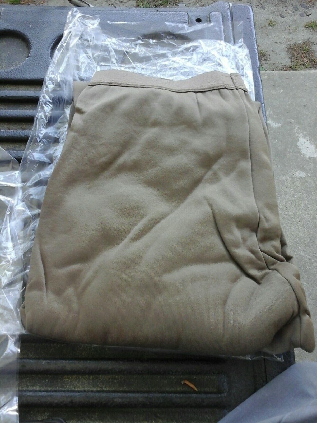 Polypro Military Men sz XLbrown Underwear Long Johns drawers pants SCARC. Ind
