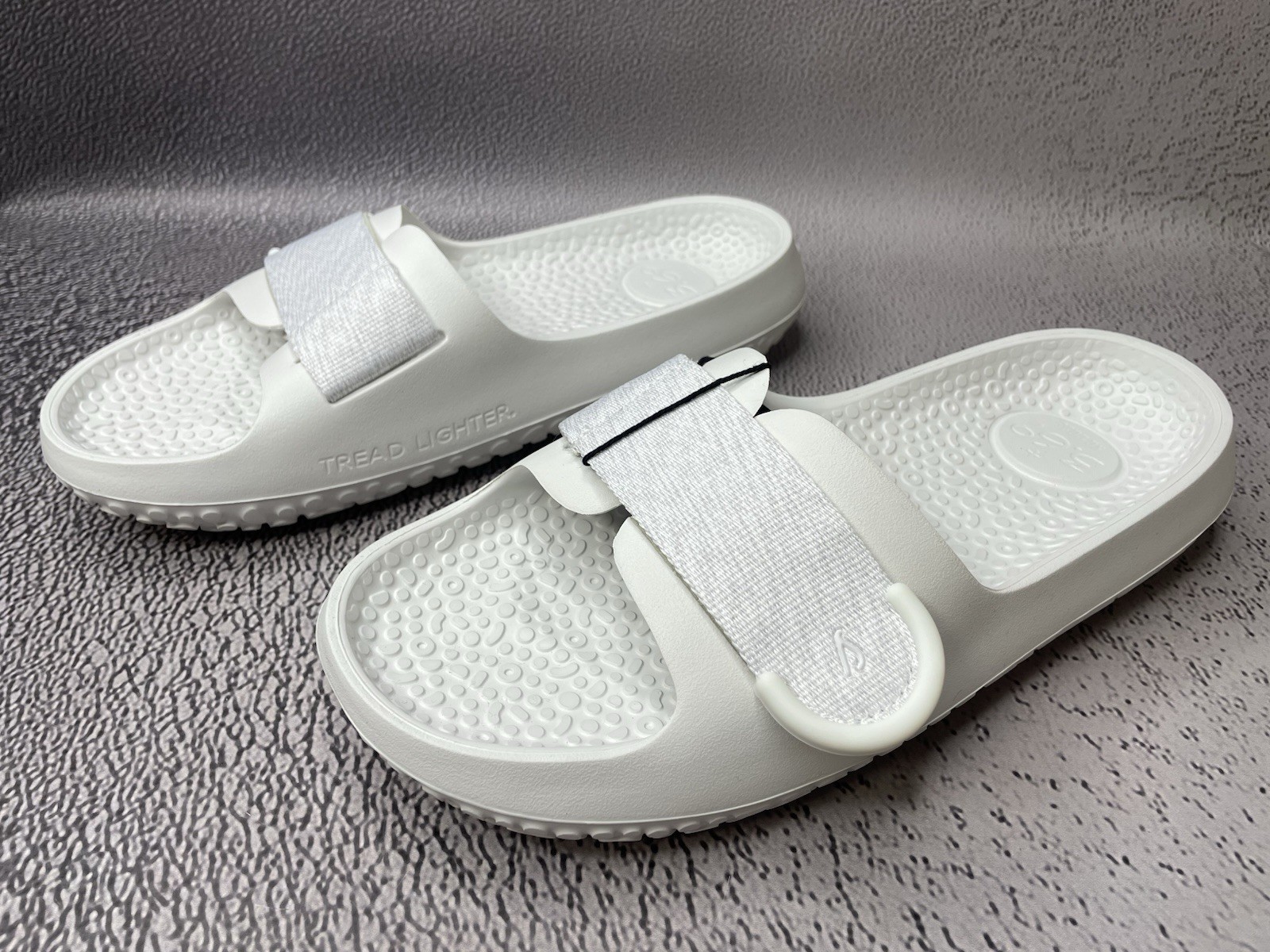 Allbirds Unisex Sugar Sliders Slide Sandals White Eco Friendly Size W 13 M 11