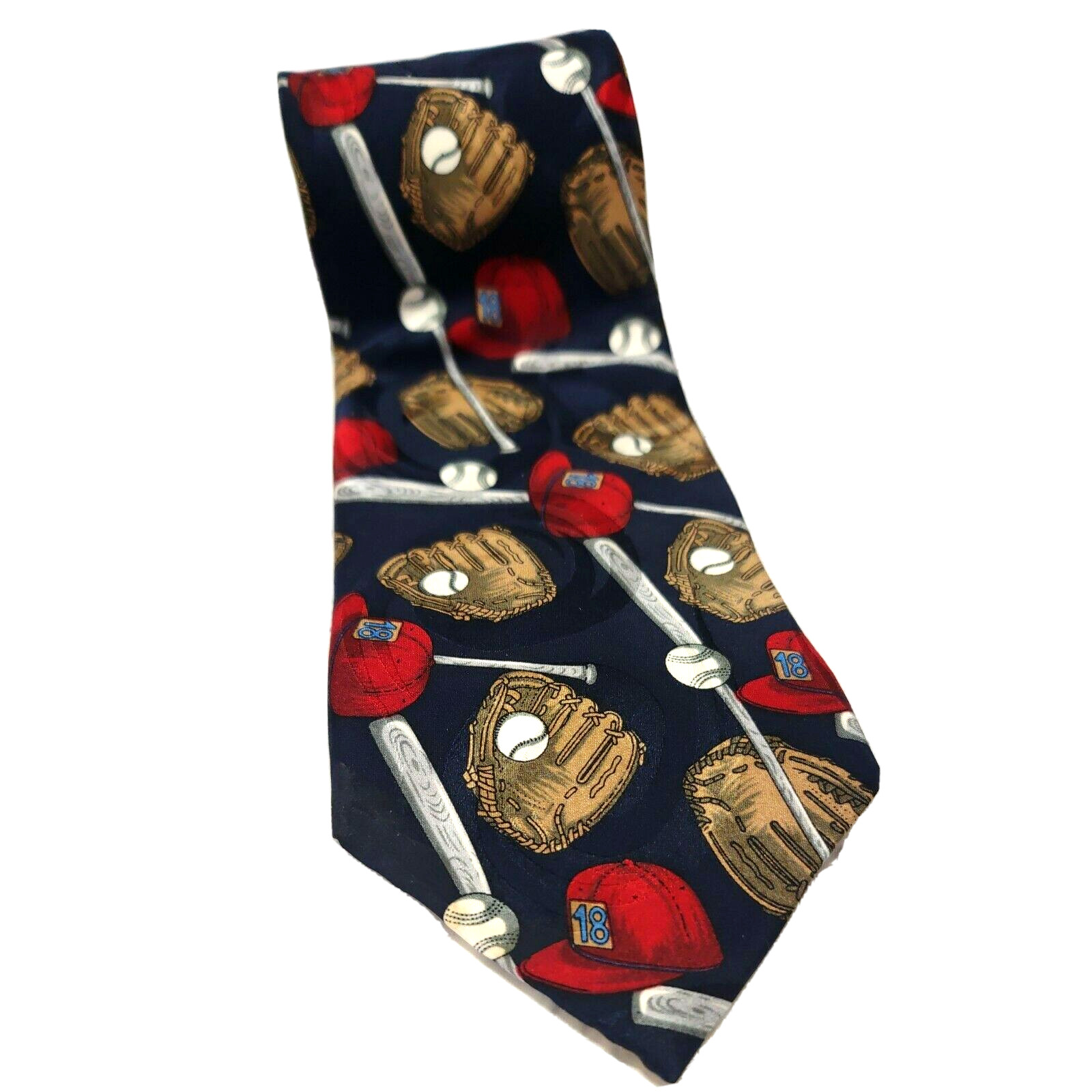 MLB Baseball Necktie 100% Imported Silk Made in USA Classic 57″-60″