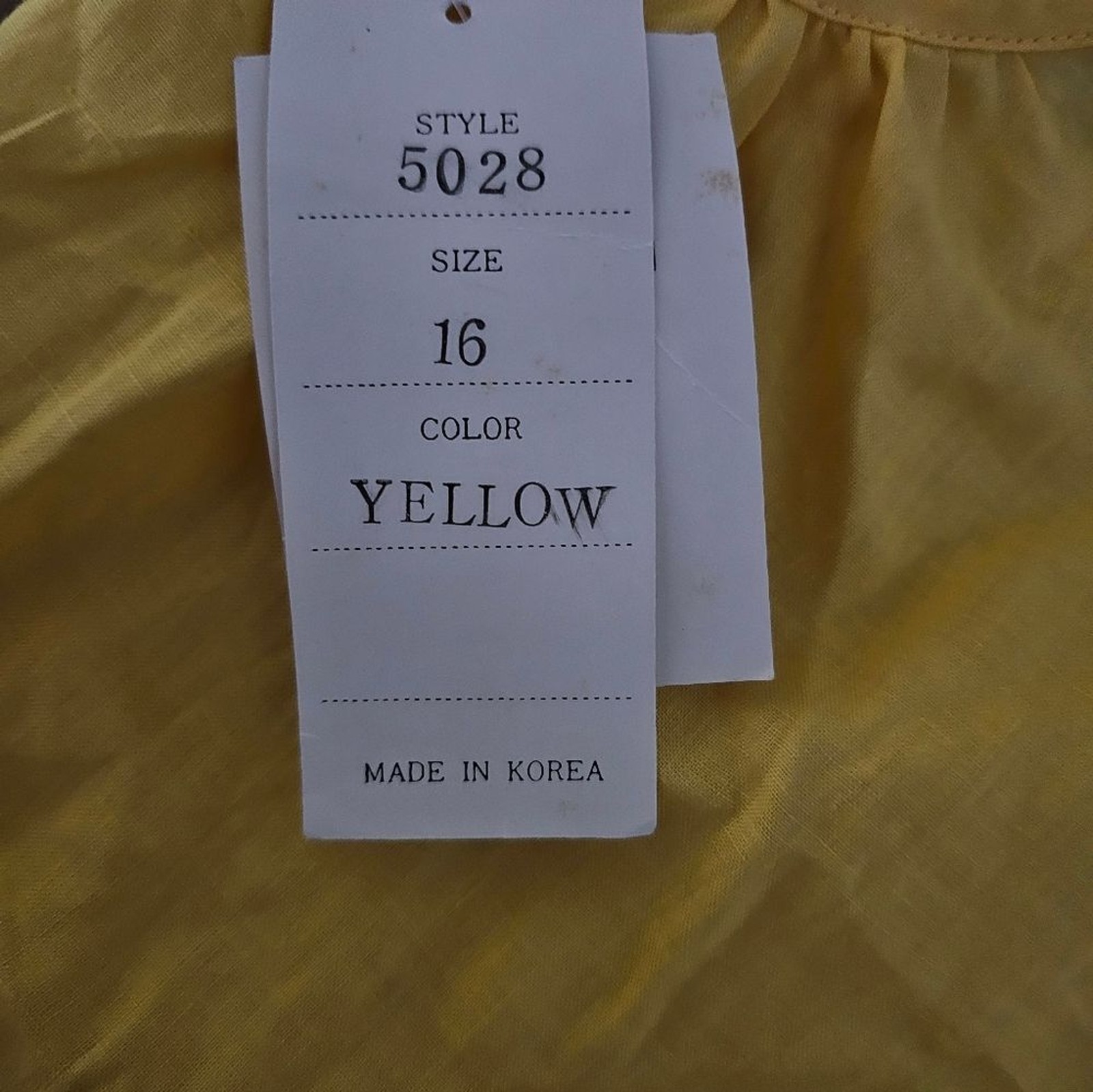 Mijoli 100% Ramie Yellow Cami Tank Sz M Minimalist Summer Quiet Natural Fiber