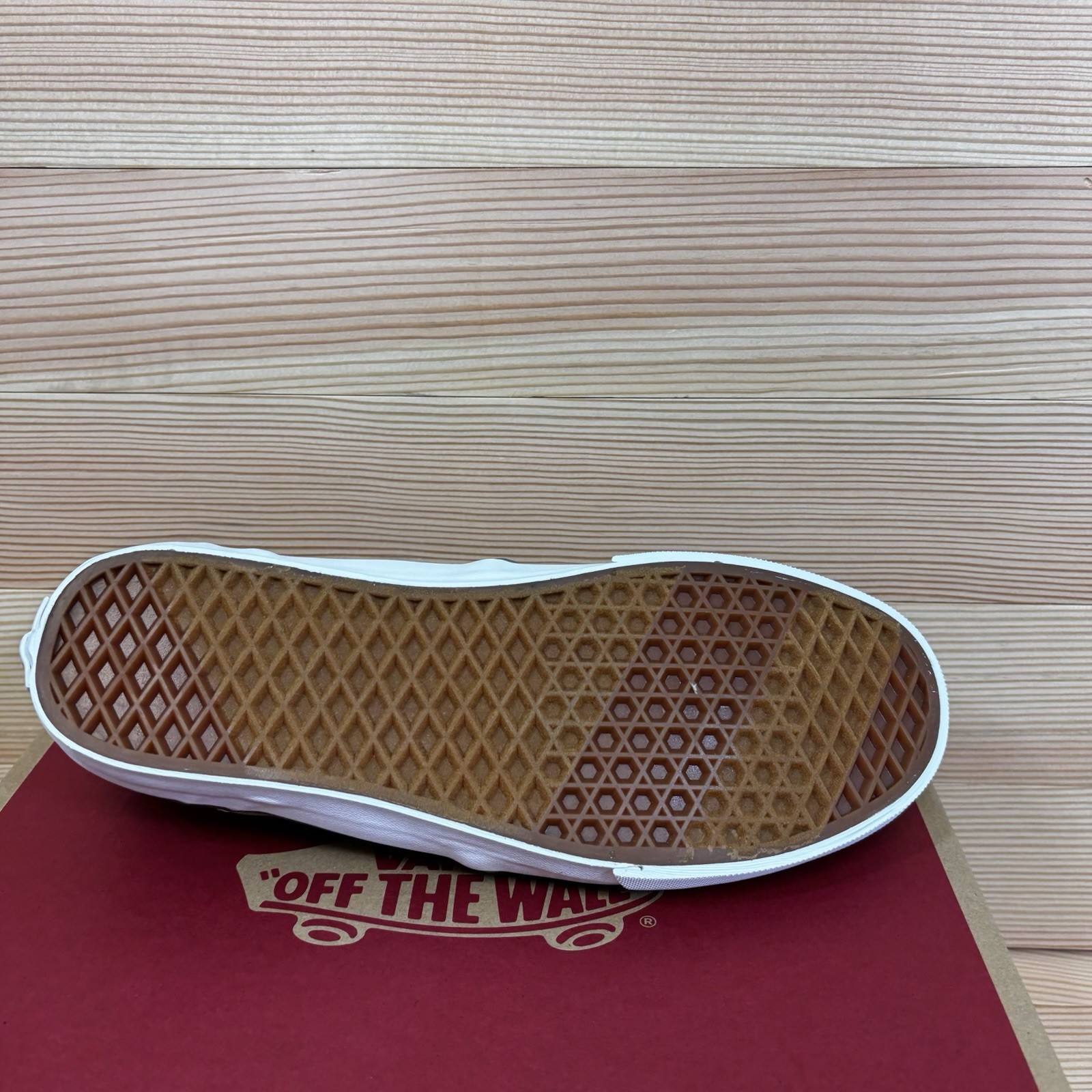 Vans Asher Deluxe Slip On Men’s Sz 10 Tan Incense Sneakers Low Top New Slip On