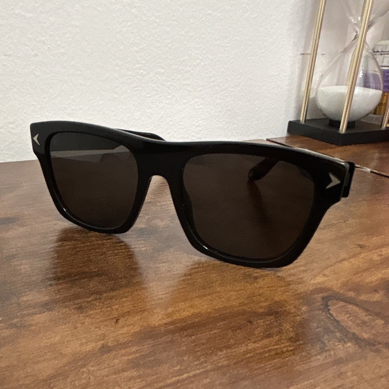 Givenchy GV 7057 Women’s Square Sunglasses Black Frame Brown Tinted UV400