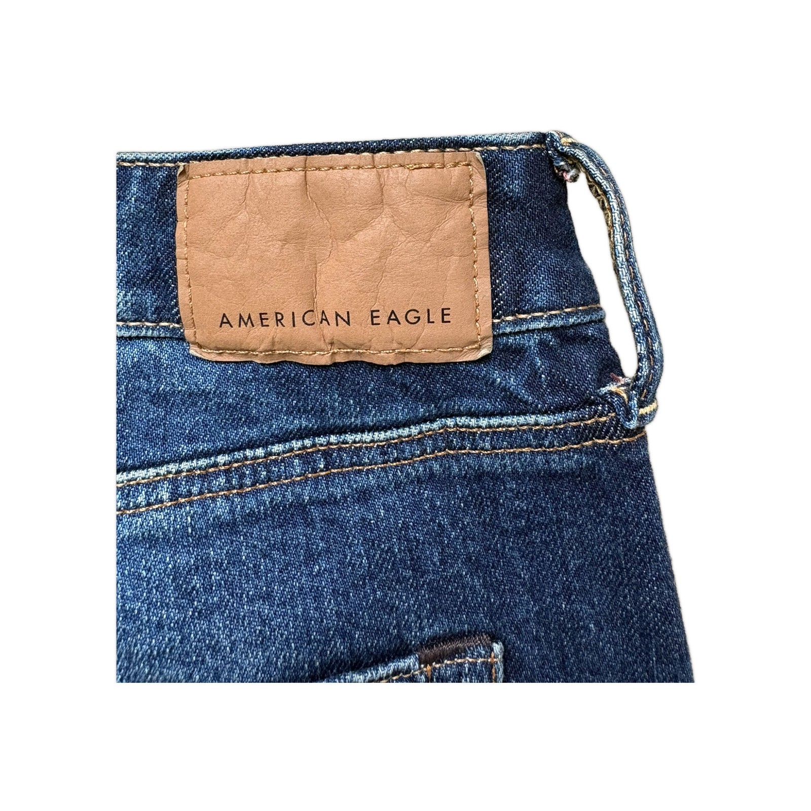 NWT American Eagle Jeans Mens Size 36×34 Deep Navy Airflex+ Relaxed Straight