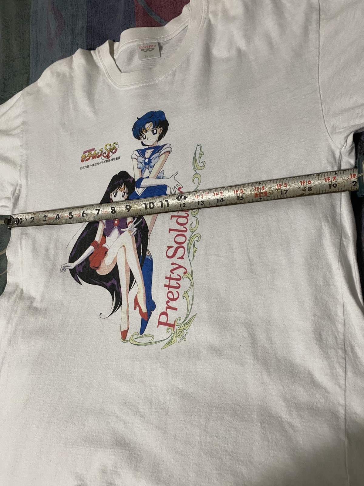 Sailor Moon Super S – Sailor Mars & Sailor Mercury Banpresto Vintage Anime Shirt