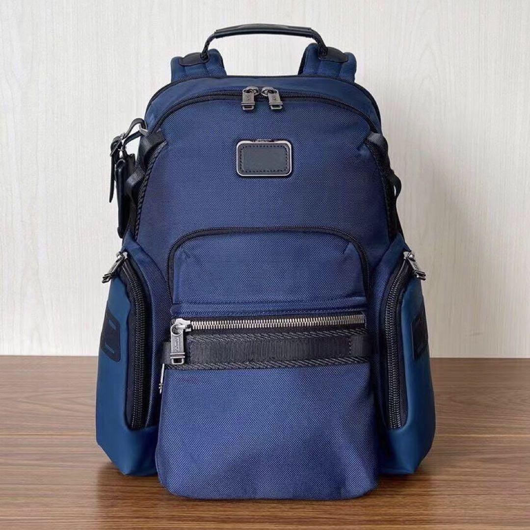 TUMI ALPHA BRAVO Navigation Backpack BusinessBag Black Navy blue Outlet