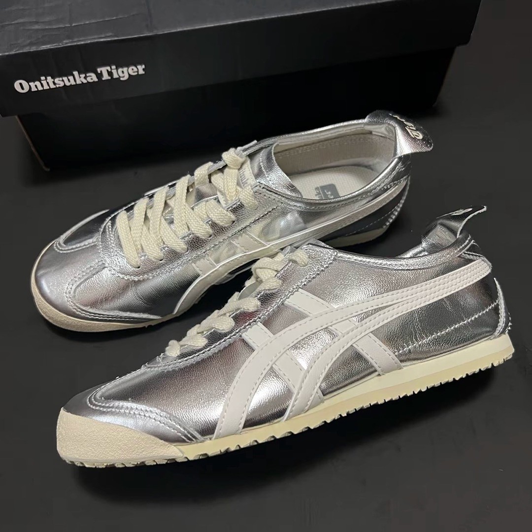 New Onitsuka Tiger MEXICO 66 SILVER WHITE THL7C2 9399 Sneaker Shoes 1183B566-021