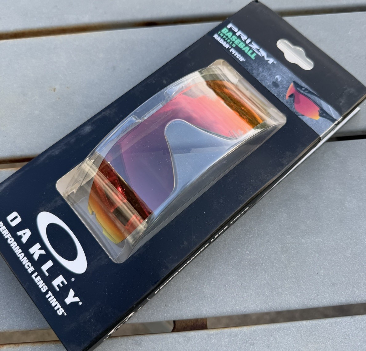 Oakley RADAR Pitch Lens PRIZM BASEBALL INFIELD 101-115-002 Red Ruby Fire Genuine