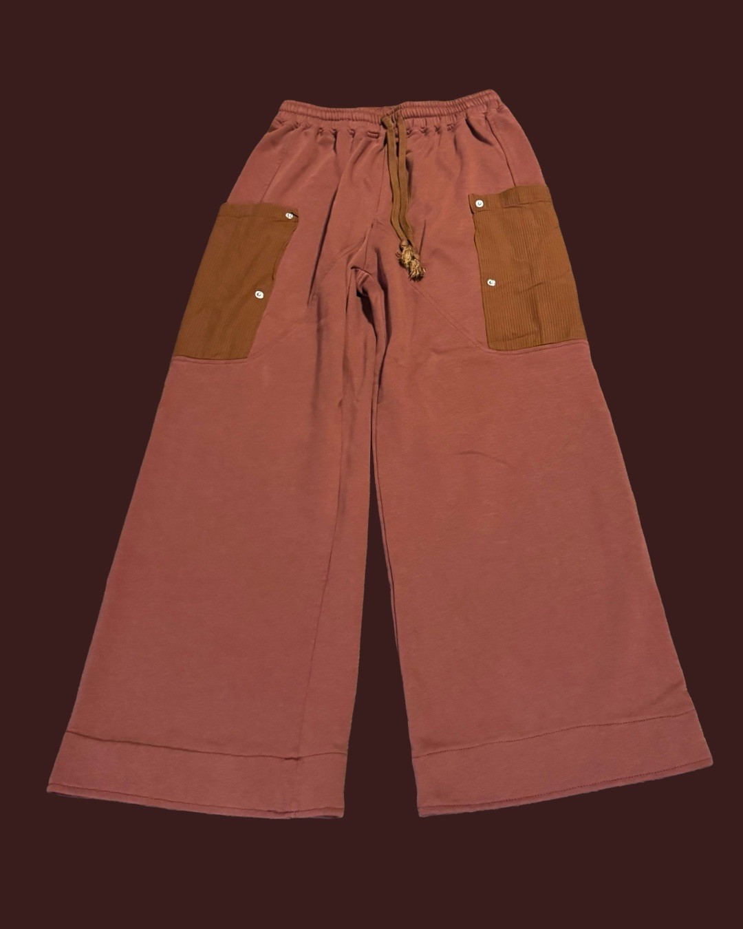 Women Sweatpants S Wide Leg Drawstring Barrel Casual Pocket Basic Trousers Comfy